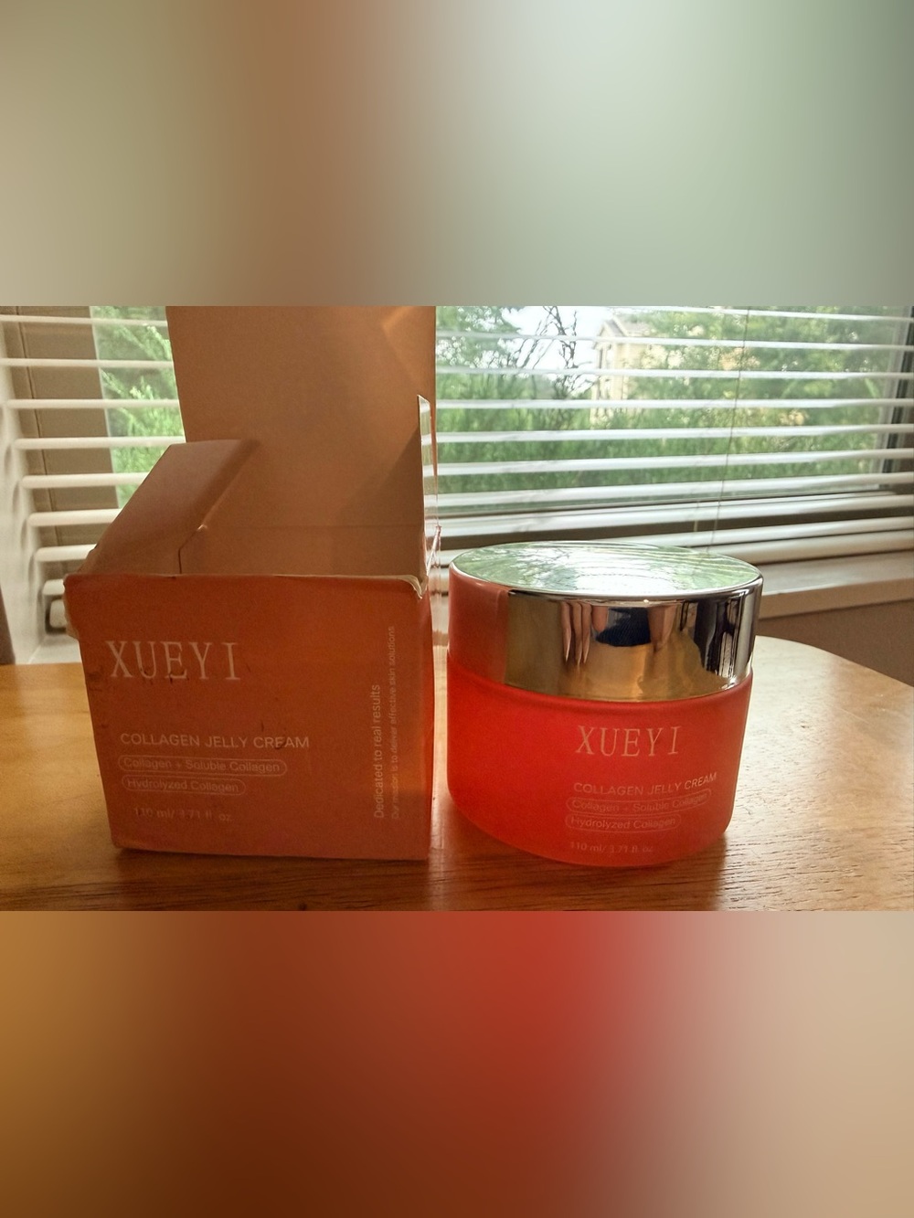 Collagen Jelly Cream - Coral Pink Hydrating Face Cream NIB